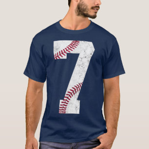 Happy 7th Birthday Gift Baseball Kids 7 2015 Seven T-Shirt