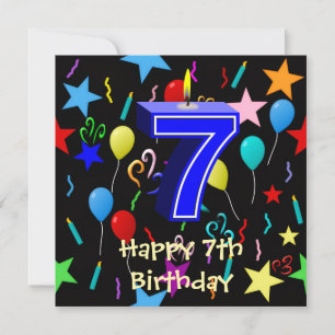 Happy 7th Birthday Greeting Card