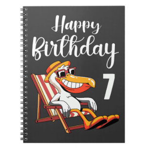 happy 7th birthday notebook