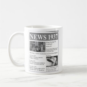 Happy 80th birthday 1937 News Mug