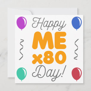 Happy 80th Birthday Card