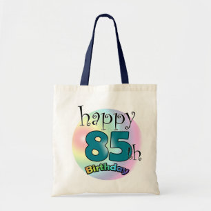 Happy 85th Birthday (Blue) Tote Bag