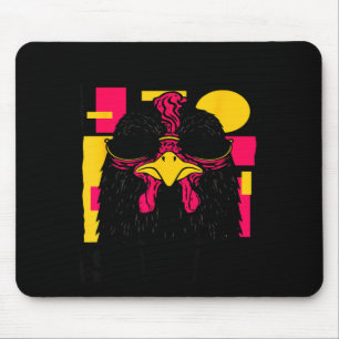 Happy 8th birthday 8 year old cool chicken 8th mouse pad
