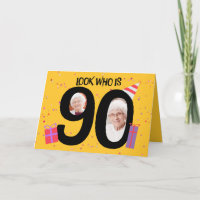 Happy 90th Birthday Big 90 Picture Frame