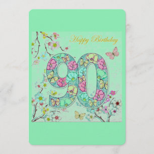 Happy 90th Birthday Invitation