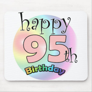 Happy 95th birthday (roze) mouse pad