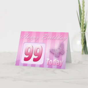 Happy 99th Birthday Grand Mother Great-Aunt Mum Card