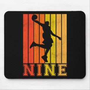 Happy 9th Birthday Decorations For Boys Bysketbyll Mouse Pad