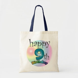 Happy 9th Birthday Tote Bag