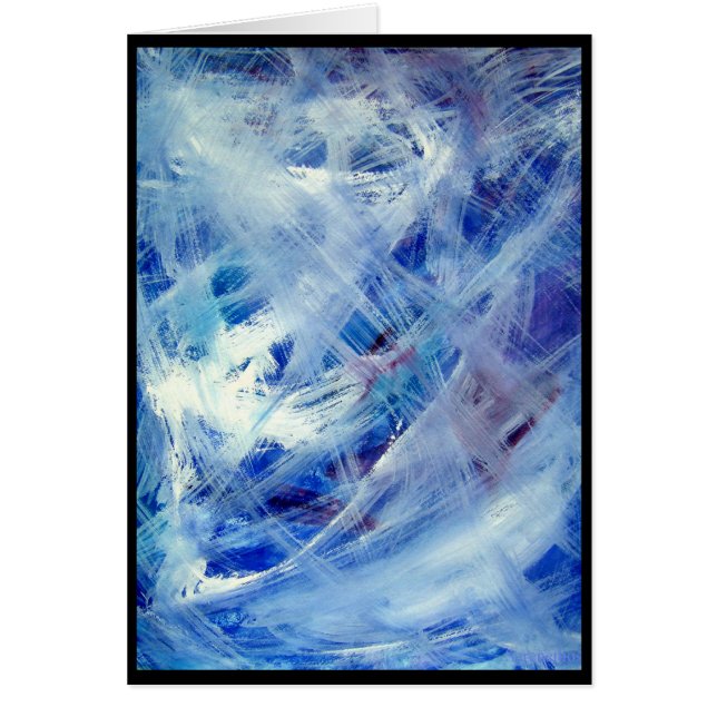 Happy abstract acrylic art painting (Front)