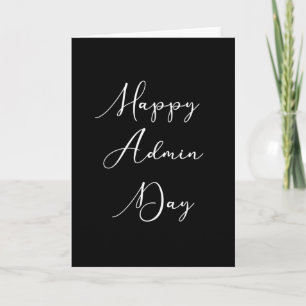 Happy Admin day. Administrative professionals day Card
