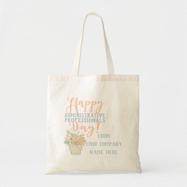 Happy Administrative Professional's Day Gift Tote Bag (Front)