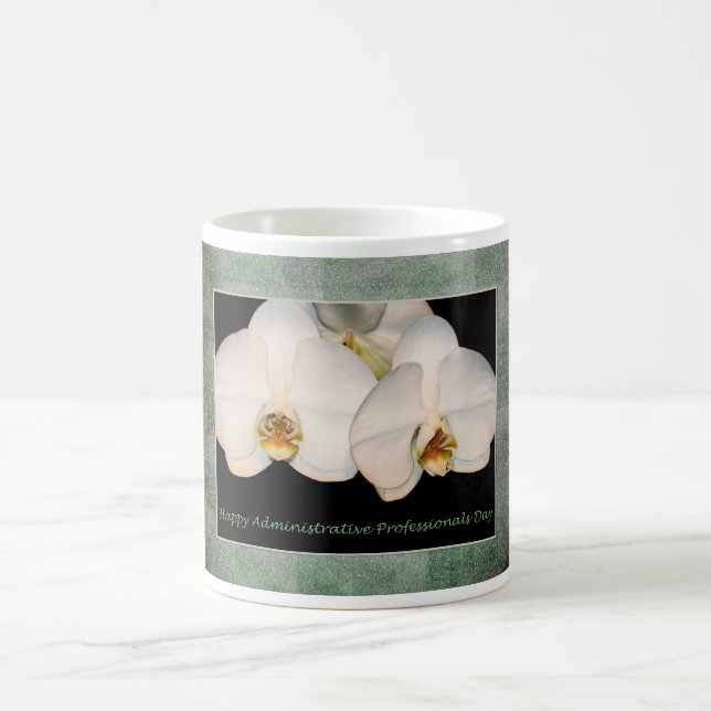 Happy Administrative Professionals Day Orchid Coffee Mug (Center)