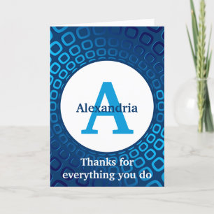 Happy administrative professional's day thank you card