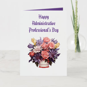 Happy Administrative Professionals Thank You card