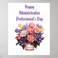 Happy Administrative Professionals Thank You card