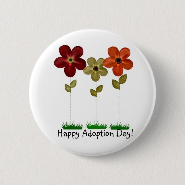 happy adoption day button (Front)