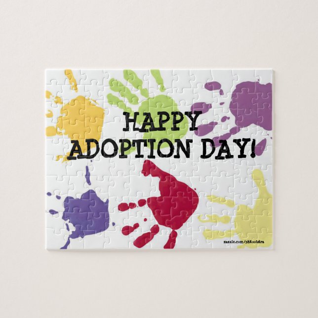 Happy Adoption Day Puzzle (Horizontal)