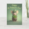 Happy Adorable Mouse St. Patrick's Day