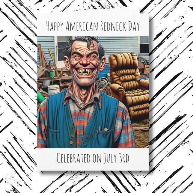 Happy American Redneck Day  Card (Creator Uploaded)