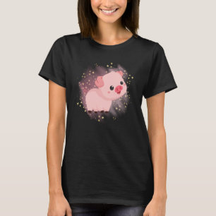Happy and adorable Baby Piggy for women and Girls T-Shirt
