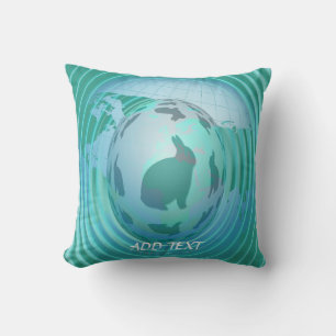 Happy and blessed Easter Throw Pillow