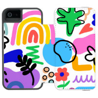 Happy and colorful abstract designs