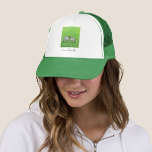 Happy and Cute Kenyan Zebras T-shirt Trucker Hat
