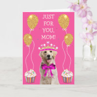 Happy And Cute Yellow Lab Mother's Day
