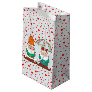 Happy and Grumpy Gnomes Small Gift Bag