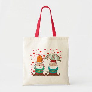 Happy and Grumpy Gnomes Tote Bag
