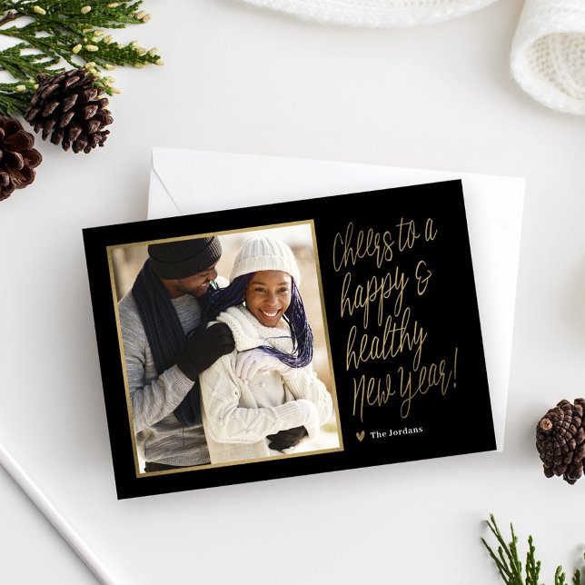 Happy and Healthy New Year Photo Card (Creator Uploaded)