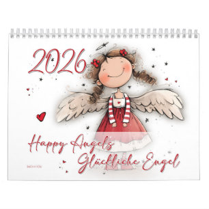 Happy Angels – Glückliche Engel 2026  Calendar