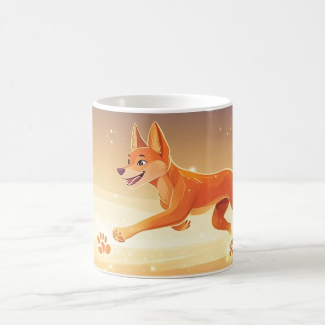 happy animal coffee mug (Center)
