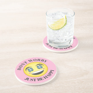 Happy anime face coaster