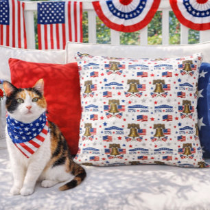 Happy Anniversary America 250 Years  Cushion