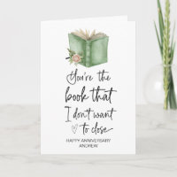 Happy Anniversary Book Lovers Gift I Love You
