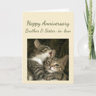Happy Anniversary Brother & Sister-in-law Couple  Card