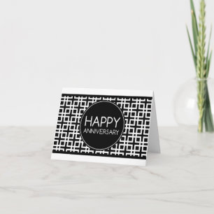 Happy Anniversary (cinderStripe) Card
