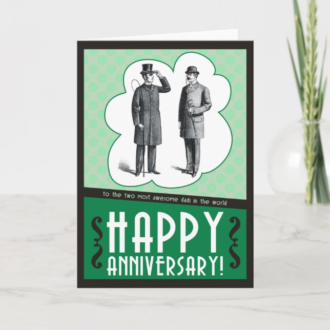Happy Anniversary Dads Card (Front)