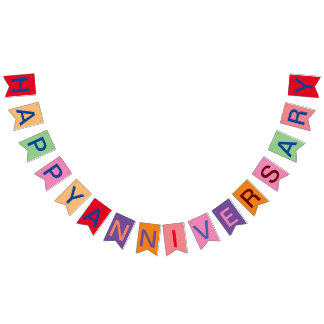 Happy Anniversary decoration Bunting