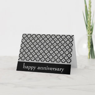 happy anniversary : elegant: card