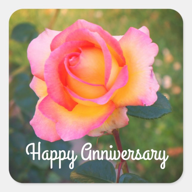 Happy Anniversary Elle Rose #2 Stickers (Front)
