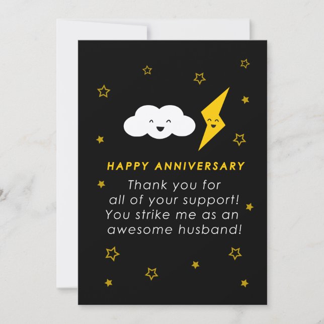 Happy Anniversary for Husband Card (Front)