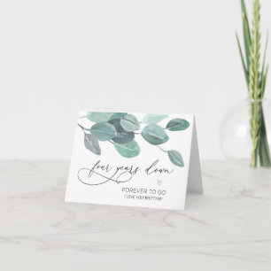 Happy Anniversary Forth Wedding Anniversary 4th Card