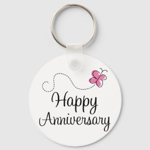 Happy Anniversary Gift Key Ring