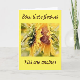 HAPPY **^ANNIVERSARY*** LET'S KISS CARD