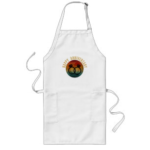 happy anniversary  long apron