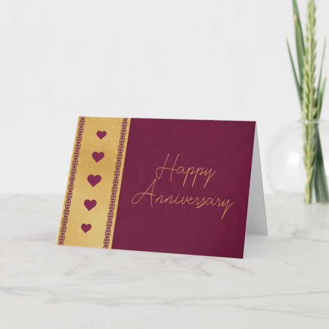 Happy Anniversary Love Of My Life & Will Always Be Card (Front)