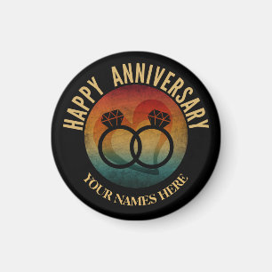 happy anniversary magnet